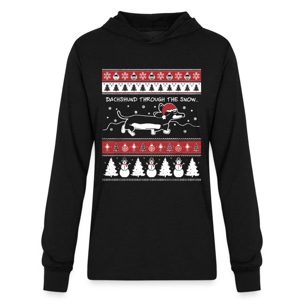 Unisex Long Sleeve Hoodie Shirt - black