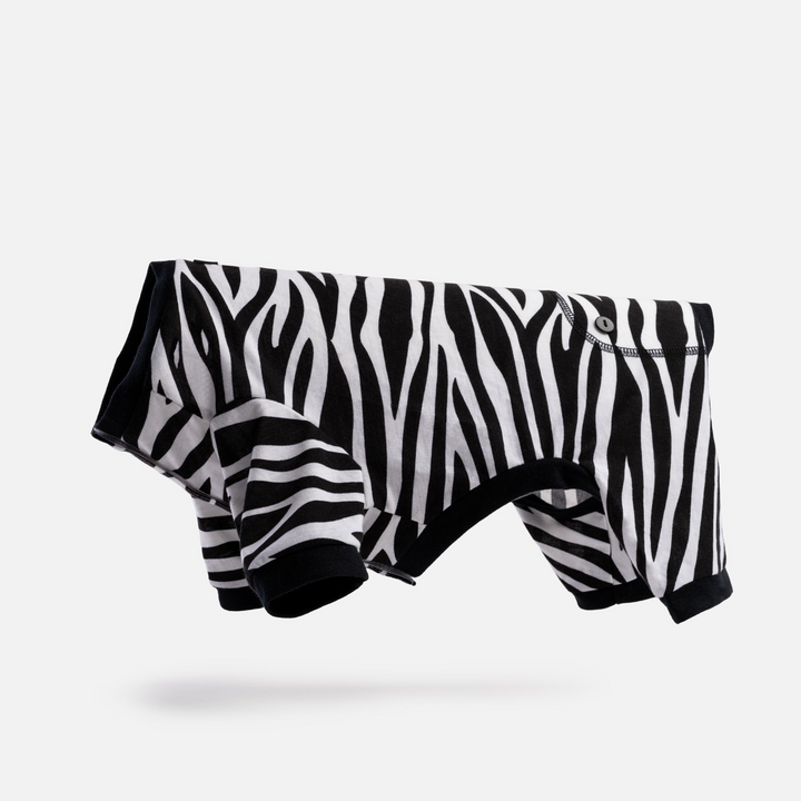 Dog Pajama - Zebra