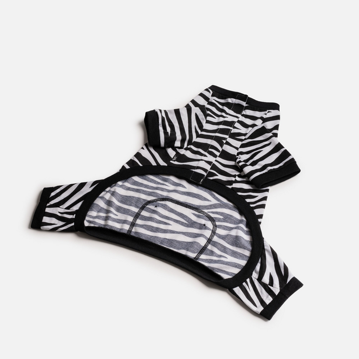 Dog Pajama - Zebra