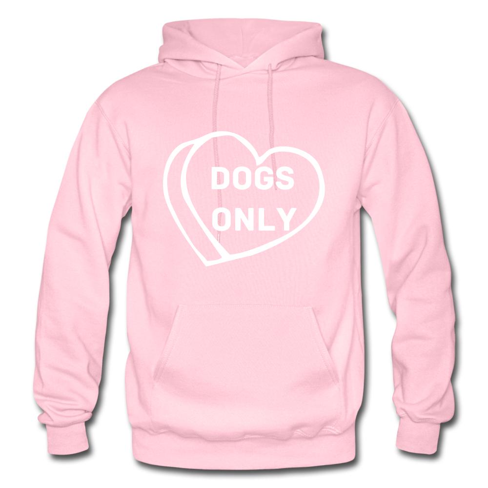 Dogs Only! Candy Heart Hoodie - The Spoiled Dog Shop