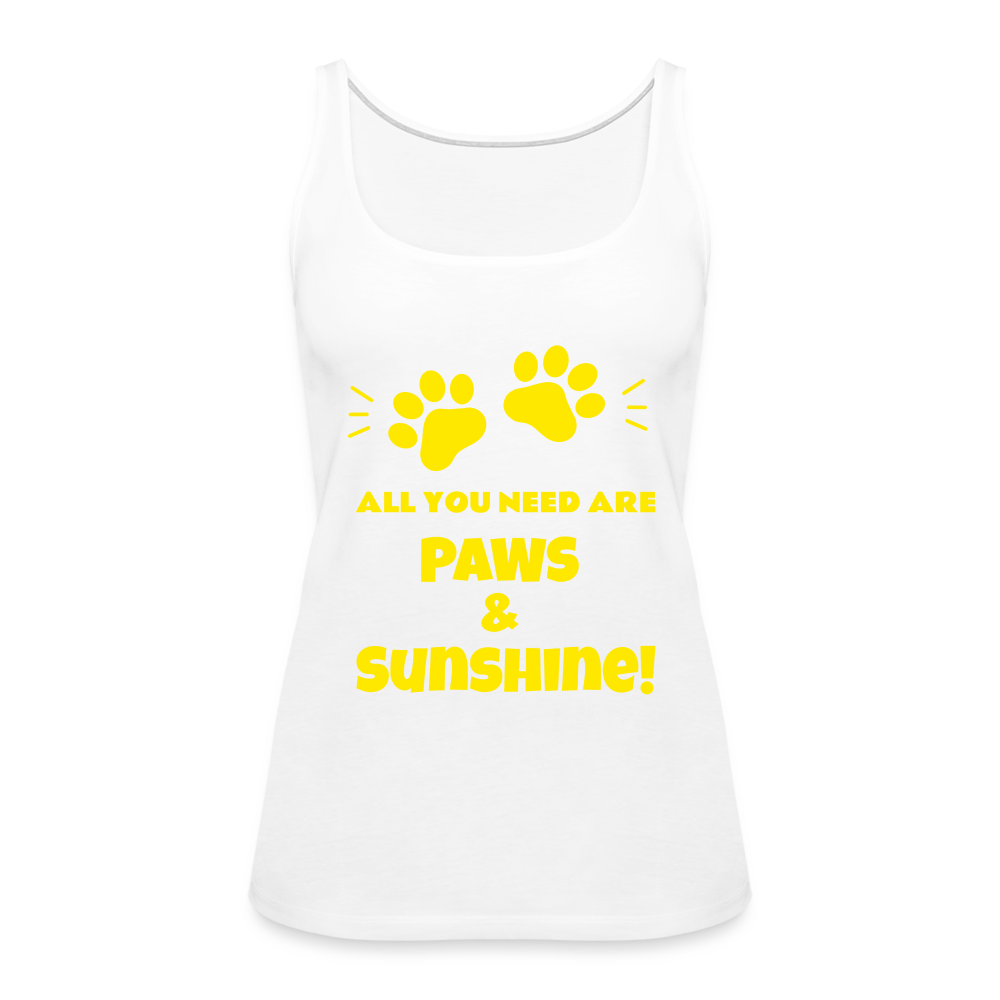 All You Need Are Paws & Sunshine Tank - The Spoiled Dog Shop